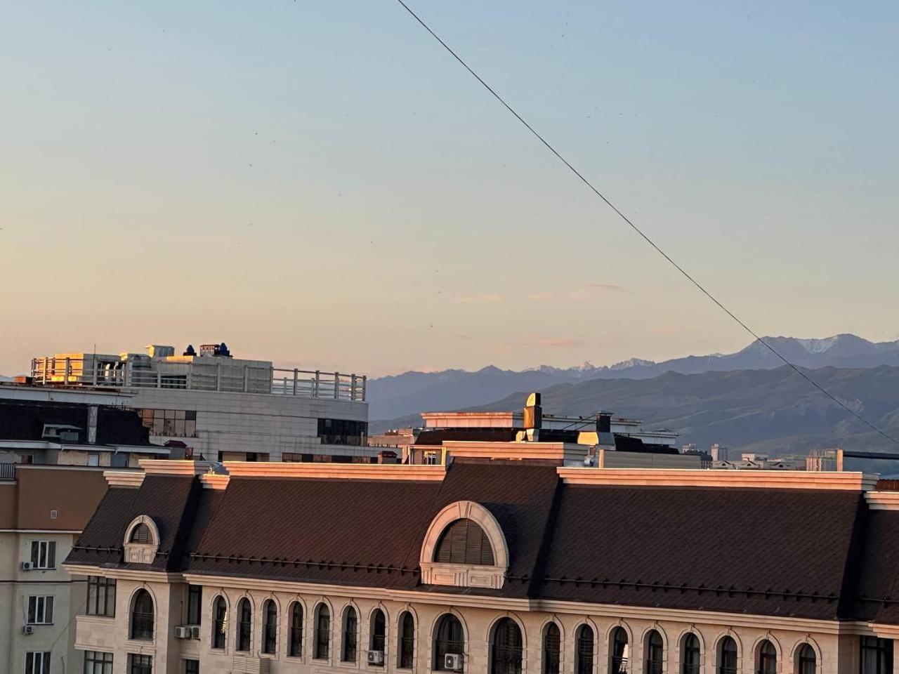Apartment With City View On Sydykova St. 123 Bishkek Exterior foto